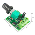2pcs 1.8V/3V/5V/6V/12V 2A PWM DC Motor Governor Switch, 1803BK 1.8V/3V/5V/6V/12V 2A
