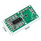 Microwave Radar Human Body Sensor Switch Detection Module, Body Sensor Module