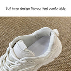 Thick Soled Breathable Platform Shoes High Heel Sneakers, 35, 36, 37, 38, 39, 40