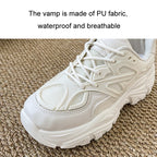 Thick Soled Breathable Platform Shoes High Heel Sneakers, 35, 36, 37, 38, 39, 40