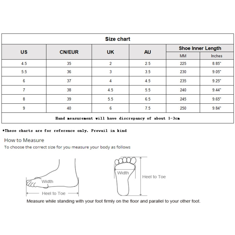 Thick Soled Breathable Platform Shoes High Heel Sneakers, 35, 36, 37, 38, 39, 40