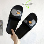 Cartoon Duck Pattern Casual Soft Wear-resistant Couple Slippers, 36-37, 38-39, 40-41, 42-43, 44-45
