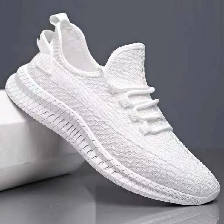 Men Breathable Sneakers Fly Woven Casual Mesh Shoes, 39, 40, 41, 42, 43, 44