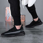 Men Breathable Sneakers Fly Woven Casual Mesh Shoes, 39, 40, 41, 42, 43, 44