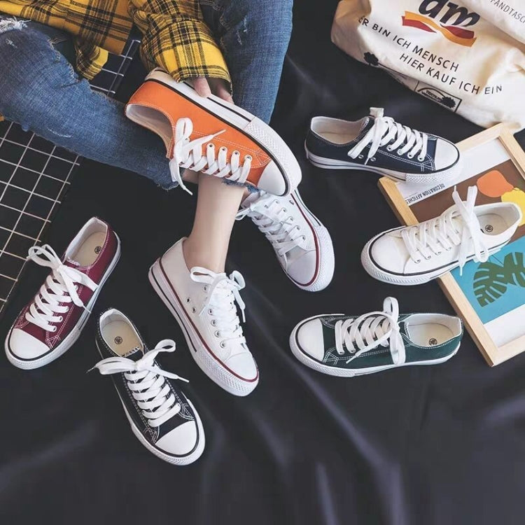 Students All Match Retro Sneakers Canvas Shoes, Replica All White, Replica Unmarked Black