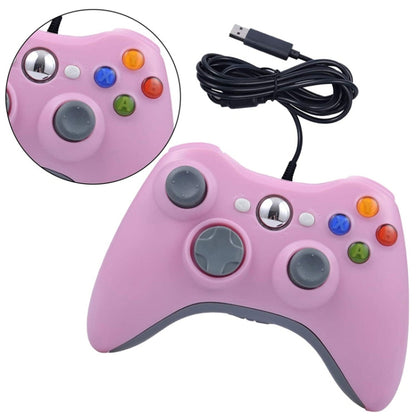For XBOX 360 Console And PC USB Dual Vibration Wired Gamepad