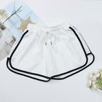 Women Casual Loose Outerwear High Waist Straight Yoga Shorts, S, M, L, XL, XXL