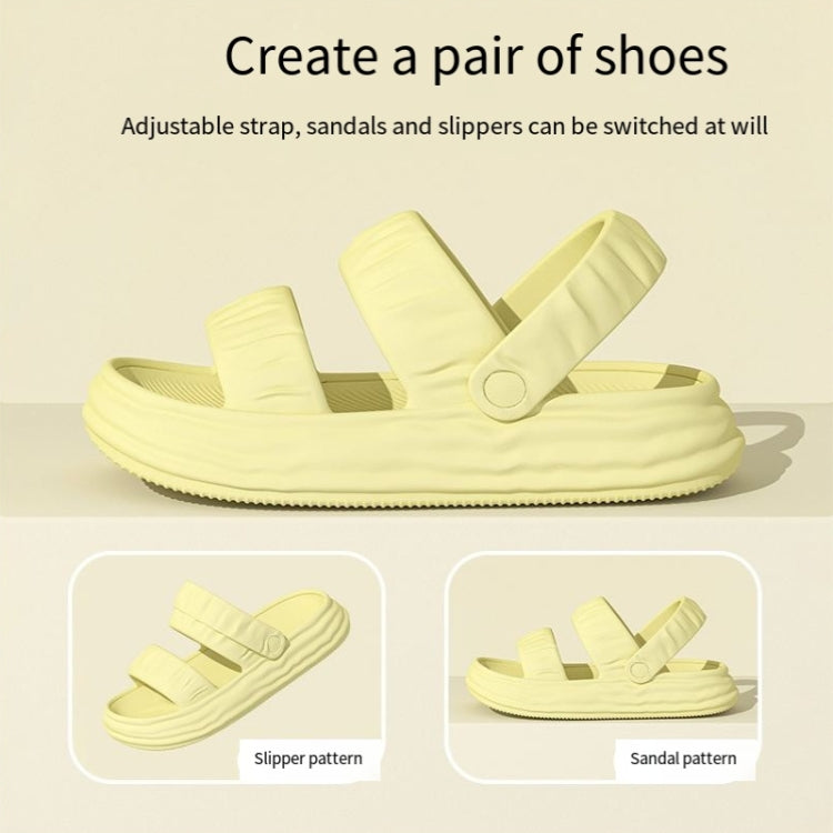 Outdoor Two Wear Thick Bottom EVA Slippers Couple Non-slip Breathable Sandals, 35-36, 37-38, 39-40