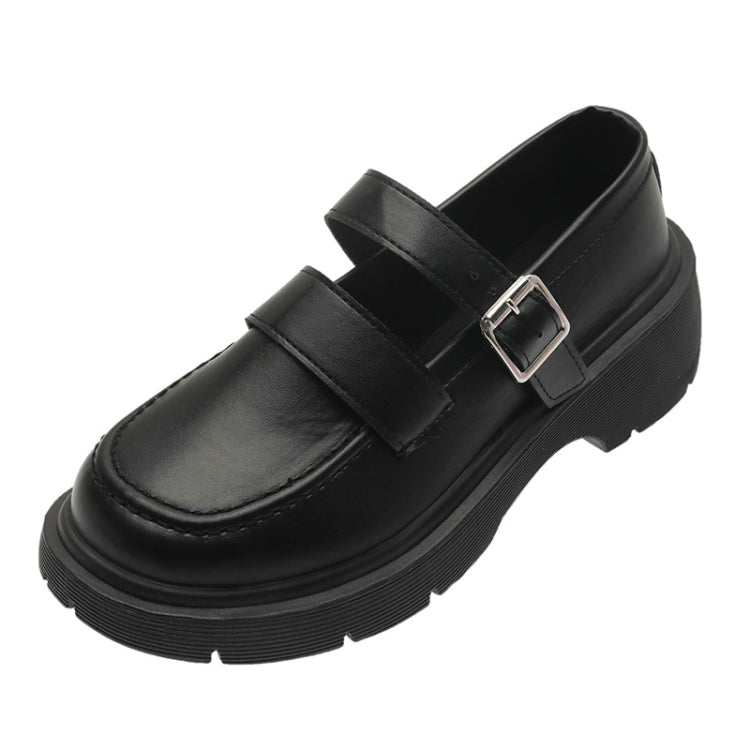 Women Leather Shoes Round Toe Mary Janes Shoes Girls Student School Shoes, 35, 36, 37, 38, 39, 40