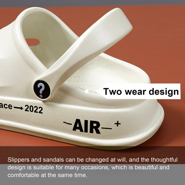 Summer Men Slippers Hole Shoes Couples Sandals Soft Soled Beach Shoes, 36-37, 38-39, 40-41, 42-43, 44-45