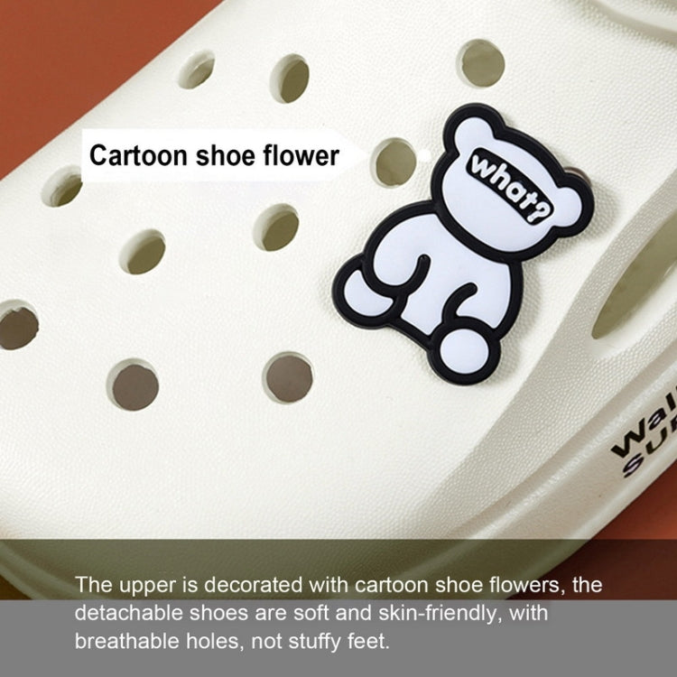 Summer Men Slippers Hole Shoes Couples Sandals Soft Soled Beach Shoes, 36-37, 38-39, 40-41, 42-43, 44-45