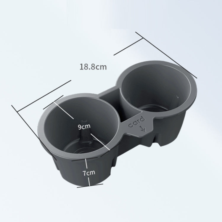 For Tesla Model3/Y Central Control Storage Silicone Cup Stopper, Silicone Cup Stopper(Grey), Silicone Cup Stopper(Blue), Silicone Cup Stopper(Black)