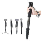 Carbon Fiber DSLR Camera Monopod Mountaineering Stick Photography Selfie Holder, P285C