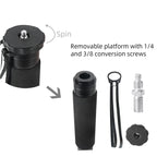 Carbon Fiber DSLR Camera Monopod Mountaineering Stick Photography Selfie Holder, P285C