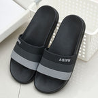 Men and Women Slippers Summer Non-slip Couples Go Out Home One Word Slippers, 36-37, 38-39, 40-41, 42-43, 44-45