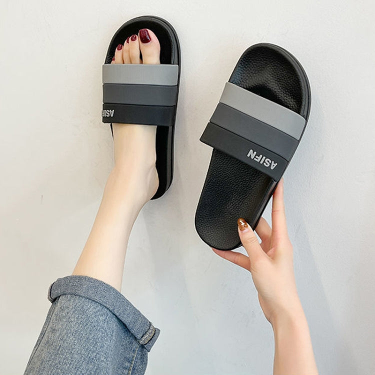 Men and Women Slippers Summer Non-slip Couples Go Out Home One Word Slippers, 36-37, 38-39, 40-41, 42-43, 44-45
