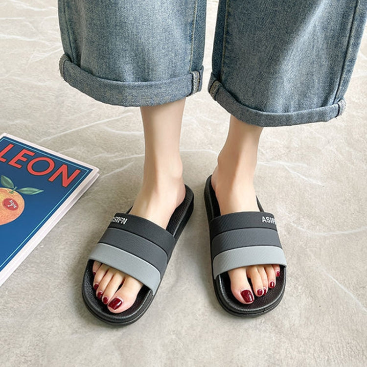 Men and Women Slippers Summer Non-slip Couples Go Out Home One Word Slippers, 36-37, 38-39, 40-41, 42-43, 44-45