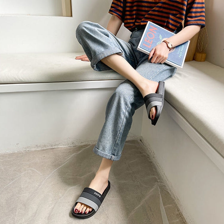 Men and Women Slippers Summer Non-slip Couples Go Out Home One Word Slippers, 36-37, 38-39, 40-41, 42-43, 44-45