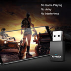 Tenda U9 650Mbs Drive-Free USB Wireless Network Card 5G Dual Band Desktop Laptop WiFi Receiver