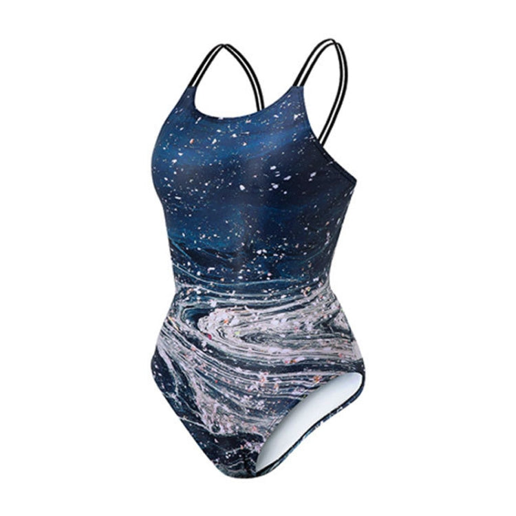 Belly-covering Thin Sexy Open-back Bikini Triangle One-piece Competitive Swimsuit, S, M, L, XL, XXL