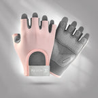 Yoga Sports Gloves Non-slip Shock-absorbing Half-finger Anti-cocoon Gloves, S, M