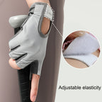 Yoga Sports Gloves Non-slip Shock-absorbing Half-finger Anti-cocoon Gloves, S, M