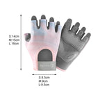 Yoga Sports Gloves Non-slip Shock-absorbing Half-finger Anti-cocoon Gloves, S, M