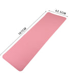 187 x 62.5 x 0.8cm NBR Yoga Mat Widened and Thickened Non-slip Dance Fitness Mat