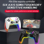 For PS4 Dazzle Color Light Wireless Bluetooth Grip
