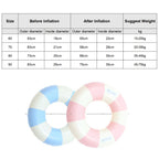 Thickened Outdoor Water Sports Children Swimming Ring, 60cm, 70cm, 80cm, 90cm, 90cm with Handle