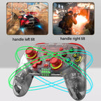 For PS3 / PS4 Dual Vibration Wireless Gamepad With RGB Lights, S10 (Red), S10 (Blue), S10 (Green)