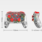For PS3 / PS4 Dual Vibration Wireless Gamepad With RGB Lights, S10 (Red), S10 (Blue), S10 (Green)