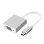 USB-C/Type-C To VGA HD Converter 1080P Laptop Connecting Display Mobile Phone Same Screen Line, Type-C To VGA Female