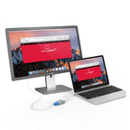 USB-C/Type-C To VGA HD Converter 1080P Laptop Connecting Display Mobile Phone Same Screen Line, Type-C To VGA Female