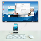 USB-C/Type-C To VGA HD Converter 1080P Laptop Connecting Display Mobile Phone Same Screen Line, Type-C To VGA Female