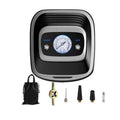 12V Metal Cylinder Smart Digital Display Portable Mini Tire Pump, No. 30 Manual Shutdown, No. 30 Automatic Charging Stopping