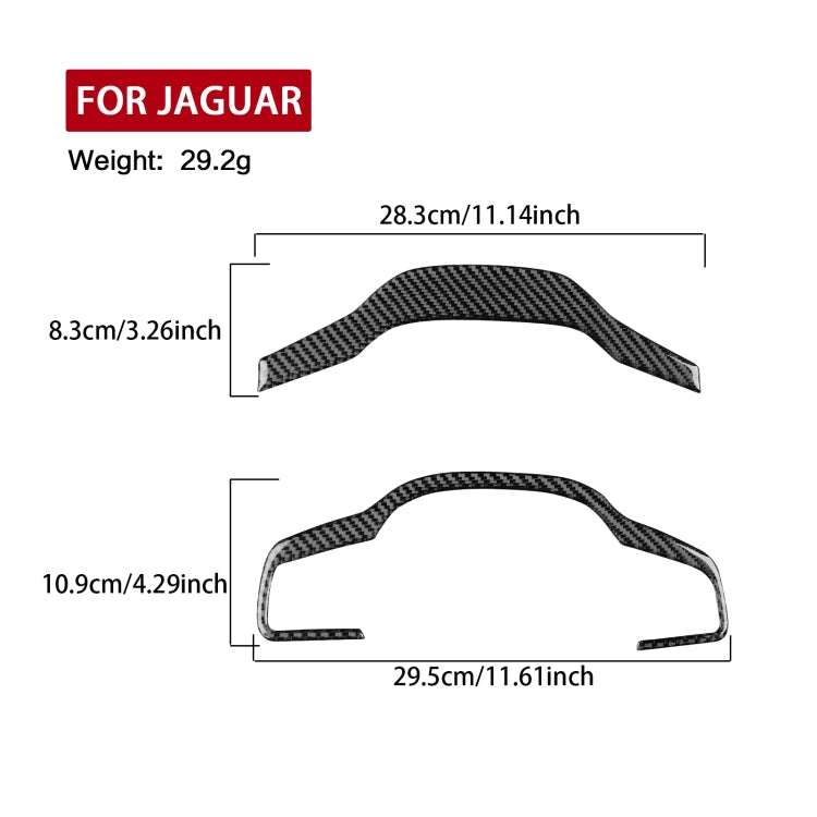 For Jaguar F-TYPE 2013+ Left And Right Drive Universal Steering Wheel Cover Sticker