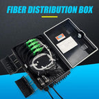 FTTH Distribution Box with 16 PLC Splitter Can Hold Up to 16 Subscribers Drop Cable, 16 Core