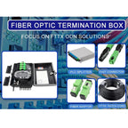 FTTH Distribution Box with 16 PLC Splitter Can Hold Up to 16 Subscribers Drop Cable, 16 Core