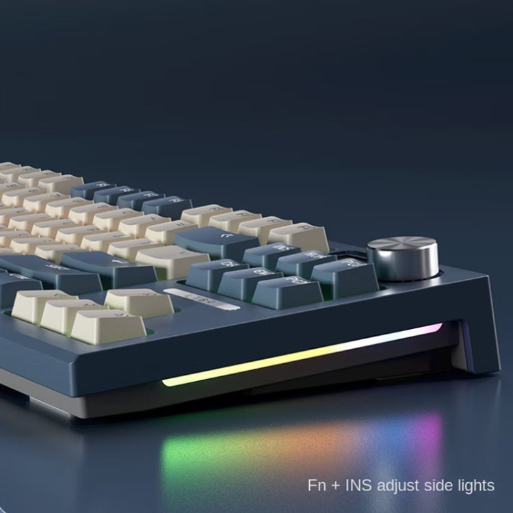 LANGTU LT84 Mechanical Luminous Keyboard, Wired Single-mode Green Shaft (White), Wired Single-mode Red Shaft (White), Wired Single-mode Silver Gray Shaft (White), Wired Single-mode Silver Gray Shaft (Nightfall)                                          ...