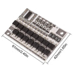 12V 100A Polymer Li-ion Phosphate Battery Protection Board With Balance, 3S 3.2V, 4S 3.2V, 5S 3.2V, 3S 3.7V, 4S 3.7V, 5S 3.7V
