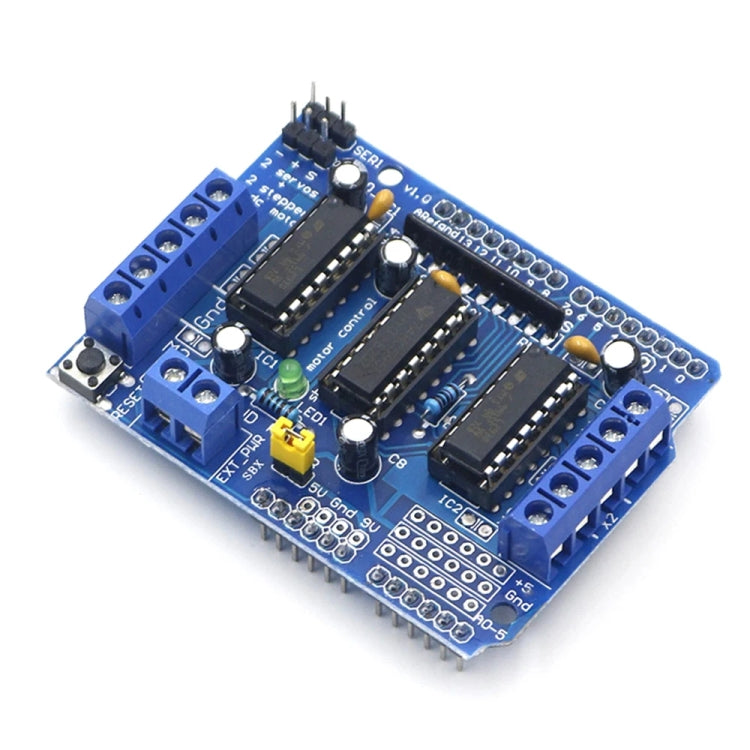 Motor Driver Board Control Shield Module for Arduin UNO, Arduin Mega 2560, L293D