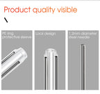 50pcs/pack  60mm Double -Pin Leather Thread Optical Fiber Heat Shrinkable Tube Optical Hot Melt Tube, 60mm Double -Pin