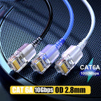 SAMZHE Cat6A Ethernet Cable UTP Network Patch Cable, 0.5m, 1m, 1.5m, 2m, 3m, 5m, 8m, 10m, 15m, 20m