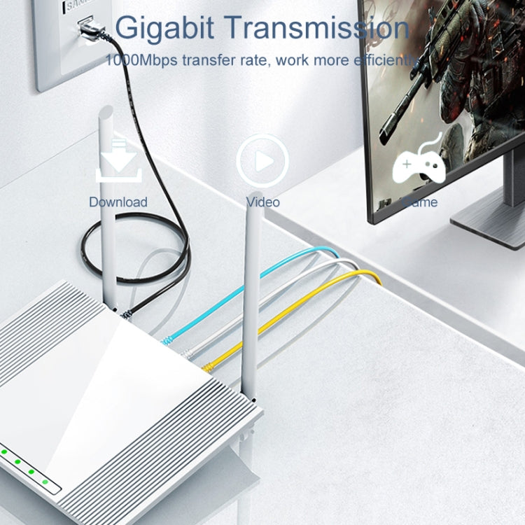 SAMZHE Cat6A Ethernet Cable UTP Network Patch Cable, 0.5m, 1m, 1.5m, 2m, 3m, 5m, 8m, 10m, 15m, 20m