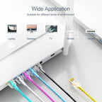 SAMZHE Cat6A Ethernet Cable UTP Network Patch Cable, 0.5m, 1m, 1.5m, 2m, 3m, 5m, 8m, 10m, 15m, 20m