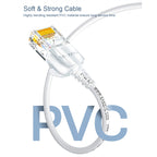 SAMZHE Cat6A Ethernet Cable UTP Network Patch Cable, 0.5m, 1m, 1.5m, 2m, 3m, 5m, 8m, 10m, 15m, 20m