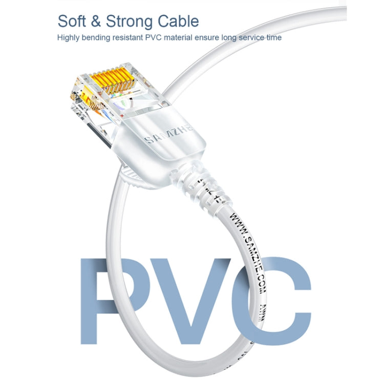 SAMZHE Cat6A Ethernet Cable UTP Network Patch Cable, 0.5m, 1m, 1.5m, 2m, 3m, 5m, 8m, 10m, 15m, 20m