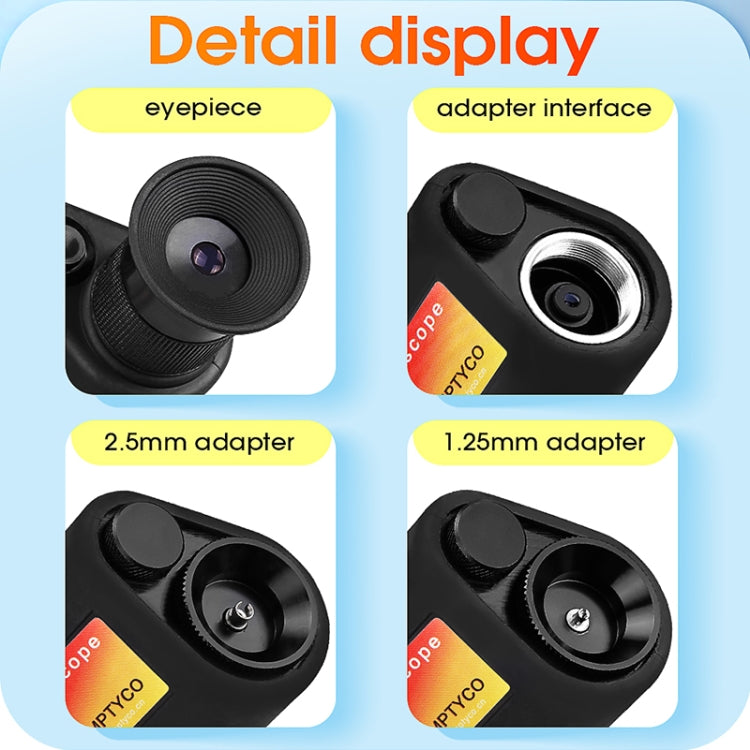 Comptyco AUA-400X 400 Times Handheld Fiber Optic Microscope for FC/SC/ST/LC Connector