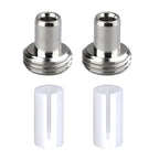 Replacement Parts For Fiber Optic Visual Fault Locator, 10pcs Metal Head Connector, 10pcs 5mm Ceramic Core, 10pcs 7mm Ceramic Core